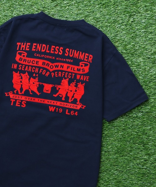 The Endless Summer(エンドレスサマー)の「TES HEAVY DUTY STANDARD T-SHIRT/ Tシャツ(Tシャツ/カットソー・メンズ・ブラック/アイボリー/ホワイト/ネイビー・SMALL/MEDIUM/LARGE/X-LARGE/XX-LARGE)」の4枚目の写真
