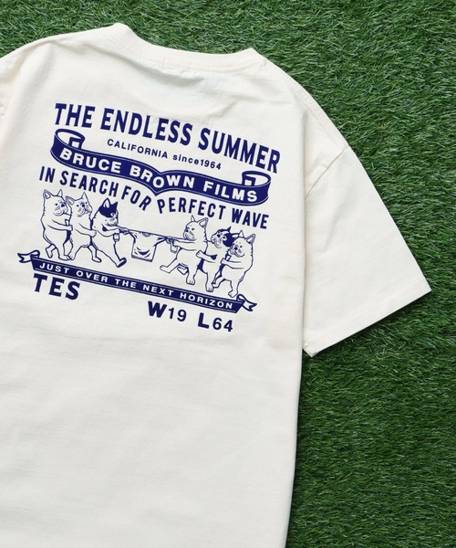The Endless Summer(エンドレスサマー)の「TES HEAVY DUTY STANDARD T-SHIRT/ Tシャツ(Tシャツ/カットソー・メンズ・ブラック/アイボリー/ホワイト/ネイビー・SMALL/MEDIUM/LARGE/X-LARGE/XX-LARGE)」の1枚目の写真