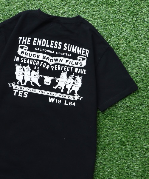 The Endless Summer(エンドレスサマー)の「TES HEAVY DUTY STANDARD T-SHIRT/ Tシャツ(Tシャツ/カットソー・メンズ・ブラック/アイボリー/ホワイト/ネイビー・SMALL/MEDIUM/LARGE/X-LARGE/XX-LARGE)」の3枚目の写真