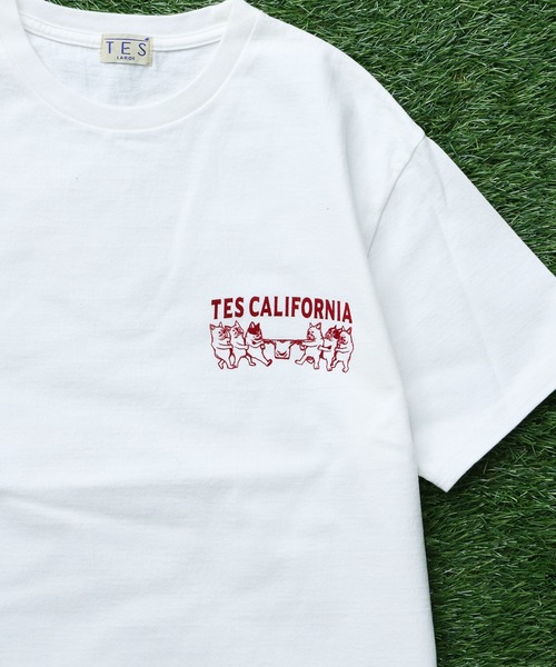 The Endless Summer(エンドレスサマー)の「TES HEAVY DUTY STANDARD T-SHIRT/ Tシャツ(Tシャツ/カットソー・メンズ・ブラック/アイボリー/ホワイト/ネイビー・SMALL/MEDIUM/LARGE/X-LARGE/XX-LARGE)」の7枚目の写真