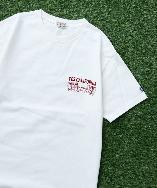 The Endless Summer(エンドレスサマー)の「TES HEAVY DUTY STANDARD T-SHIRT/ Tシャツ(Tシャツ/カットソー・メンズ・ブラック/アイボリー/ホワイト/ネイビー・SMALL/MEDIUM/LARGE/X-LARGE/XX-LARGE)」の8枚目の写真