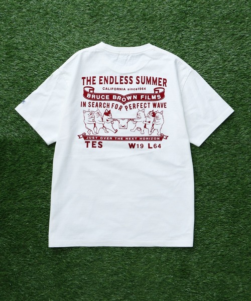 The Endless Summer(エンドレスサマー)の「TES HEAVY DUTY STANDARD T-SHIRT/ Tシャツ(Tシャツ/カットソー・メンズ・ブラック/アイボリー/ホワイト/ネイビー・SMALL/MEDIUM/LARGE/X-LARGE/XX-LARGE)」の5枚目の写真