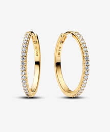 PANDORA | スパークリング フープ ピアス(ピアス(両耳用))