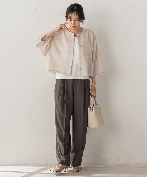 Droite lautreamont(ドロワットロートレアモン)の「2WAYタンク(キャミソール・レディース・ブラック/オフホワイト・M)」の11枚目の写真