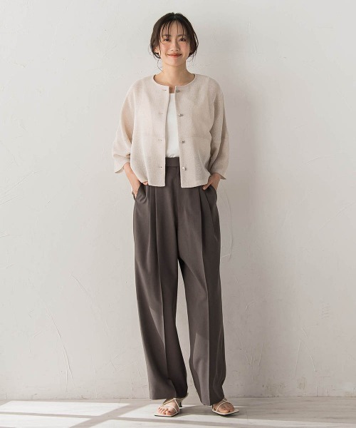 Droite lautreamont(ドロワットロートレアモン)の「2WAYタンク(キャミソール・レディース・ブラック/オフホワイト・M)」の12枚目の写真