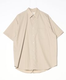markaware(�}�[�J�E�F�A)��MARKAWARE�i�}�[�J�E�F�A�jOrganic Wool 2/80 Tropical / Comfort Fit S/S Shirt(�V���c/�u���E�X)