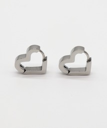 【BILAN】ハートワンタッチピアス(サージカルステンレス)