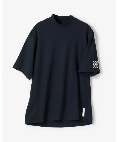 DoCLASSE（ ドゥクラッセ）の「DCG/クイックドライ・ファインピケハイネック 半袖（Tシャツ/カットソー・メンズ・グリーン/ブルー/ブラック/ネイビー/ペールイエロー・L/M/3L/S/LL）」の3枚目の写真