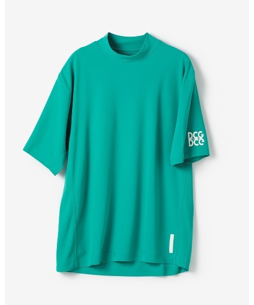 DoCLASSE（ ドゥクラッセ）の「DCG/クイックドライ・ファインピケハイネック 半袖（Tシャツ/カットソー・メンズ・グリーン/ブルー/ブラック/ネイビー/ペールイエロー・L/M/3L/S/LL）」の2枚目の写真