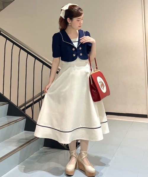 an another angelus(アンアナザーアンジェラス)の「チェリー刺繍スクエアがま口バッグ/fint フィント(ハンドバッグ・レディース・レッド/ライトグリーン・FREE)」の19枚目の写真
