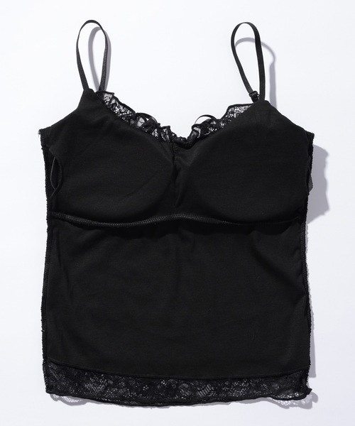 Lace Ladies（レースレディース）の「総レース リボン Vネック カップ付き キャミソール（キャミソール・レディース・アイボリー/ホワイト/ブラック・FREE）」の14枚目の写真