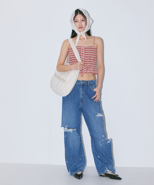 HAVEAWHALE（ハブアホエール）の「cotton eco bag (WH)（ショルダーバッグ・レディース・その他・FREE）」の7枚目の写真