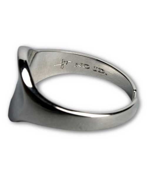 NO ID.(ノーアイディ)の「ab1856-コンケーブシグネットリング 指輪(859170-522A)(リング・メンズ・シルバー・ONE SIZE)」の10枚目の写真