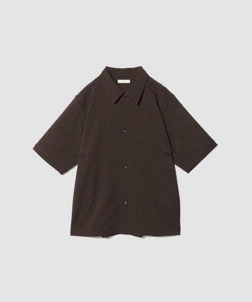 ESTNATION（エストネーション）の「THE COLUMN / イージーケア ハイツイステッドツイル シャツ（シャツ/ブラウス・メンズ・ネイビー/ダークブラウン・LARGE/MEDIUM）」の2枚目の写真
