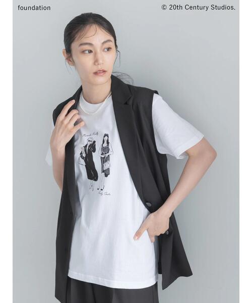 Te chichi（テチチ）の「【プラダを着た悪魔】ミランダ&アンドレアTシャツ（Tシャツ/カットソー・レディース・アイボリー/オフホワイト・F）」の7枚目の写真