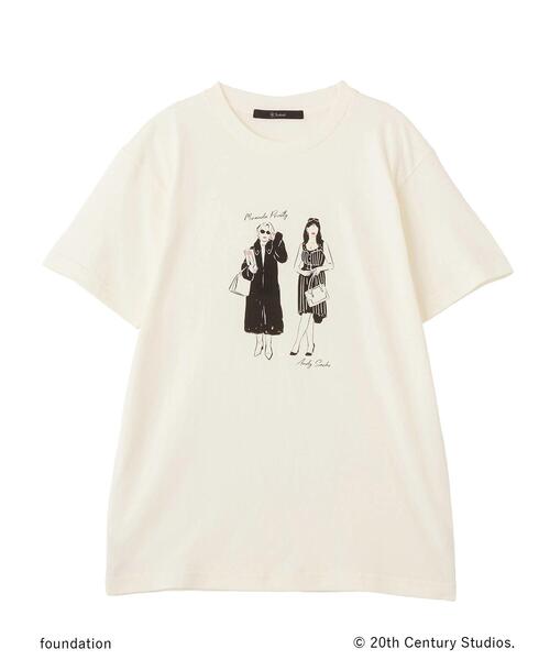 Te chichi（テチチ）の「【プラダを着た悪魔】ミランダ&アンドレアTシャツ（Tシャツ/カットソー・レディース・アイボリー/オフホワイト・F）」の15枚目の写真