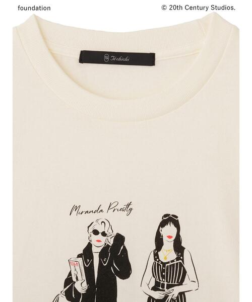 Te chichi（テチチ）の「【プラダを着た悪魔】ミランダ&アンドレアTシャツ（Tシャツ/カットソー・レディース・アイボリー/オフホワイト・F）」の17枚目の写真