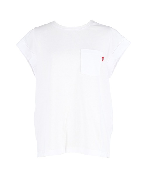 coca(coca)(コカ)の「ピスネームロールアップスリーブTシャツ(Tシャツ/カットソー・レディース・ブラック/ホワイト・L/M/S)」の20枚目の写真