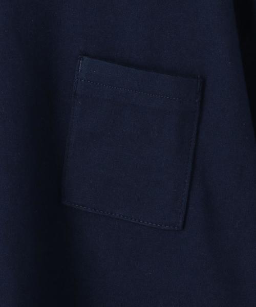 green label relaxing（グリーンレーベルリラクシング）の「【JUNIOR】ソデライン プルオーバー 7L（Tシャツ/カットソー・キッズ・オフホワイト/ネイビー・155/145）」の7枚目の写真