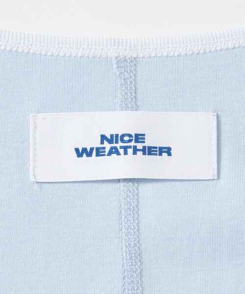 NICE WEATHER(ナイスウェザー)の「<NICE WEATHER>コットンジャージーキャミソール(キャミソール・レディース・ライトピンク/ホワイト/ライトブルー・FREE)」の13枚目の写真