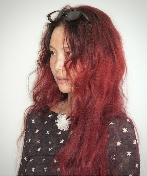 musubore(ムスボレ)の「popcorn shirring gradation top / シャーリングプリントトップス(Tシャツ/カットソー・レディース・ブラウン/パープル/ベージュ・FREE)」の13枚目の写真