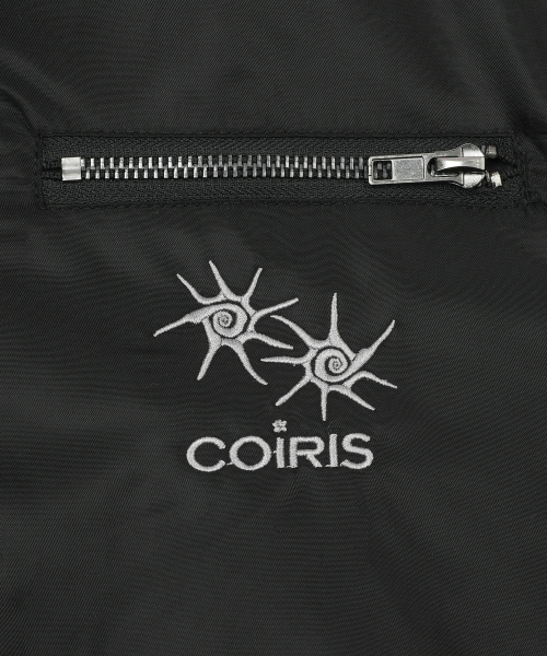 COIRIS(コイリス)の「ポイントツウェイブルゾン航空ジャンパージャケット(ブルゾン・レディース・ブラック・FREE)」の4枚目の写真