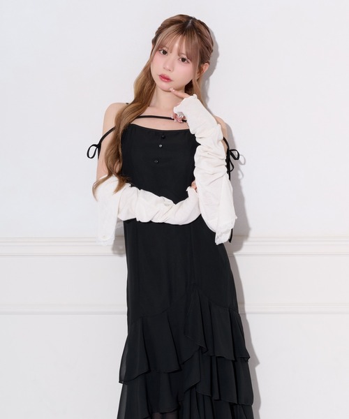 apres jour(アプレジュール)の「【取り外し可能】アソートアシメティアードキャミワンピース(ワンピース・レディース・ブラック/ホワイト系その他2/ブラック系その他/ピンク系その他・SMALL/X-LARGE/MEDIUM)」の20枚目の写真