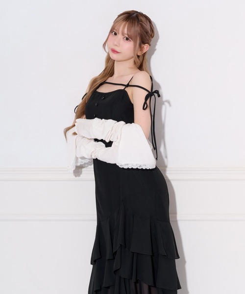 apres jour(アプレジュール)の「【取り外し可能】アソートアシメティアードキャミワンピース(ワンピース・レディース・ブラック/ホワイト系その他2/ブラック系その他/ピンク系その他・SMALL/X-LARGE/MEDIUM)」の21枚目の写真