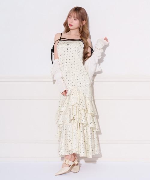 apres jour(アプレジュール)の「【取り外し可能】アソートアシメティアードキャミワンピース(ワンピース・レディース・ブラック/ホワイト系その他2/ブラック系その他/ピンク系その他・SMALL/X-LARGE/MEDIUM)」の16枚目の写真