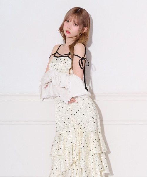apres jour(アプレジュール)の「【取り外し可能】アソートアシメティアードキャミワンピース(ワンピース・レディース・ブラック/ホワイト系その他2/ブラック系その他/ピンク系その他・SMALL/X-LARGE/MEDIUM)」の15枚目の写真