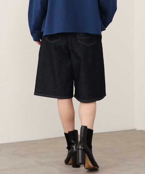 SOMETHING(サムシング)の「SOMETHING フレア デニムジョーツ(デニムパンツ・レディース・ブルー/インディゴブルー・SMALL/LARGE/MEDIUM)」の7枚目の写真