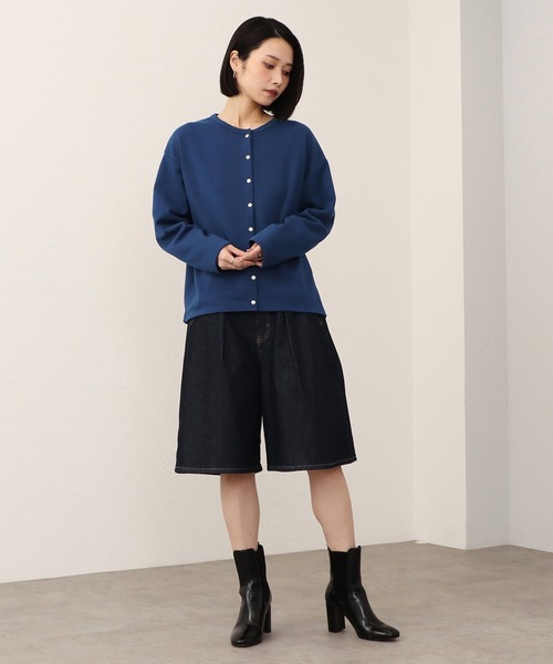 SOMETHING(サムシング)の「SOMETHING フレア デニムジョーツ(デニムパンツ・レディース・ブルー/インディゴブルー・SMALL/LARGE/MEDIUM)」の11枚目の写真