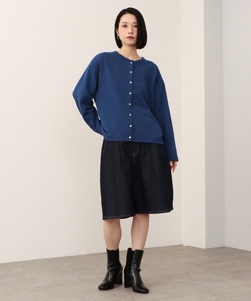 SOMETHING(サムシング)の「SOMETHING フレア デニムジョーツ(デニムパンツ・レディース・ブルー/インディゴブルー・SMALL/LARGE/MEDIUM)」の13枚目の写真