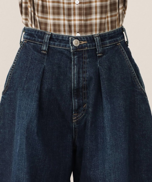 SOMETHING(サムシング)の「SOMETHING フレア デニムジョーツ(デニムパンツ・レディース・ブルー/インディゴブルー・SMALL/LARGE/MEDIUM)」の18枚目の写真