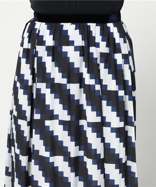 OUTLET（アウトレット）の「【'PalinkA】幾何柄ロング丈Skirt（スカート・レディース・その他1/その他2・38）」の6枚目の写真
