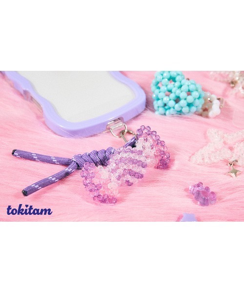 Hamee(ハミィ)の「tokitam チャーム ストラップ (キャンディ/パープル)(キーホルダー・レディース・パープル・FREE)」の3枚目の写真