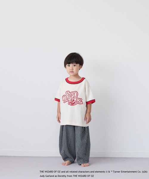 LOWRYS FARM(ローリーズファーム)の「The Wizard of Oz/リンガーT 1000257(Tシャツ/カットソー・キッズ・オフホワイト/アイボリー/グレー・140cm/130cm/110cm/120cm/150cm)」の1枚目の写真