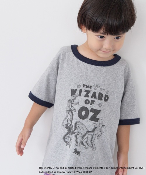 LOWRYS FARM(ローリーズファーム)の「The Wizard of Oz/リンガーT 1000257(Tシャツ/カットソー・キッズ・オフホワイト/アイボリー/グレー・140cm/130cm/110cm/120cm/150cm)」の3枚目の写真