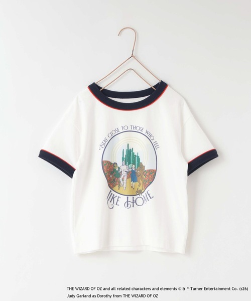 LOWRYS FARM(ローリーズファーム)の「The Wizard of Oz/リンガーT 1000257(Tシャツ/カットソー・キッズ・オフホワイト/アイボリー/グレー・140cm/130cm/110cm/120cm/150cm)」の6枚目の写真