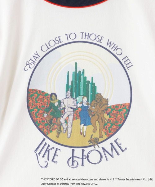 LOWRYS FARM(ローリーズファーム)の「The Wizard of Oz/リンガーT 1000257(Tシャツ/カットソー・キッズ・オフホワイト/アイボリー/グレー・140cm/130cm/110cm/120cm/150cm)」の7枚目の写真