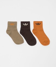 green label relaxing | <adidas Originals>ミッド アンクル ソックス / キッズ 17cm-18cm(ソックス/靴下)