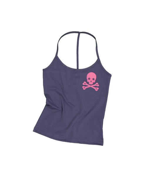 SETUP-EXE（セットアップイーエックスイー）の「SKULL LOGO LINE HALTERNECK / RUSSIAN BLUE（Tシャツ/カットソー・レディース・その他・OS）」の5枚目の写真