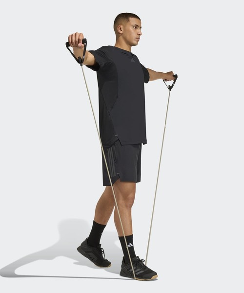 adidas(アディダス)の「D4T PrimeLift スリーストライプス半袖Tシャツ / アディダス adidas(Tシャツ/カットソー・メンズ・ブラック・X-LARGE/SMALL/XX-LARGE/MEDIUM/3XL/LARGE/X-SMALL)」の5枚目の写真