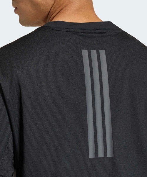 adidas(アディダス)の「D4T PrimeLift スリーストライプス半袖Tシャツ / アディダス adidas(Tシャツ/カットソー・メンズ・ブラック・X-LARGE/SMALL/XX-LARGE/MEDIUM/3XL/LARGE/X-SMALL)」の4枚目の写真
