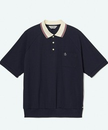 MUNSINGWEAR（マンシングウェア）の「penguin BY MUNSINGWEAR/ペンギン バイ マンシングウェア　1960's リブトリムラインポロシャツ ゴルフウェア（ポロシャツ）」