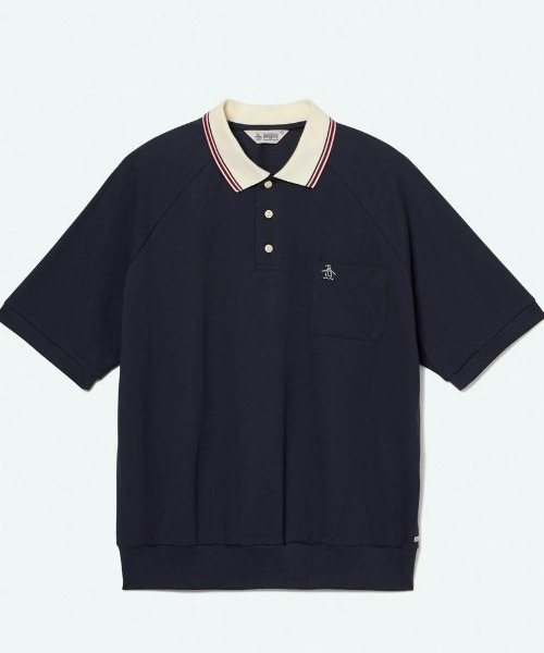 penguin by Munsingwear 1960's — рубашка‑поло с золотым логотипом, ретро‑линия
