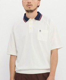 MUNSINGWEAR（マンシングウェア）の「penguin BY MUNSINGWEAR/ペンギン バイ マンシングウェア　1960's リブトリムラインポロシャツ ゴルフウェア（ポロシャツ）」