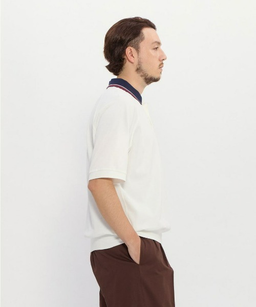 penguin BY MUNSINGWEAR（ペンギン バイ マンシングウェア）の「penguin BY MUNSINGWEAR/ペンギン バイ マンシングウェア　1960's リブトリムラインポロシャツ ゴルフウェア（ポロシャツ・メンズ・ブラック/ネイビー/ホワイト・M/XL）」の10枚目の写真