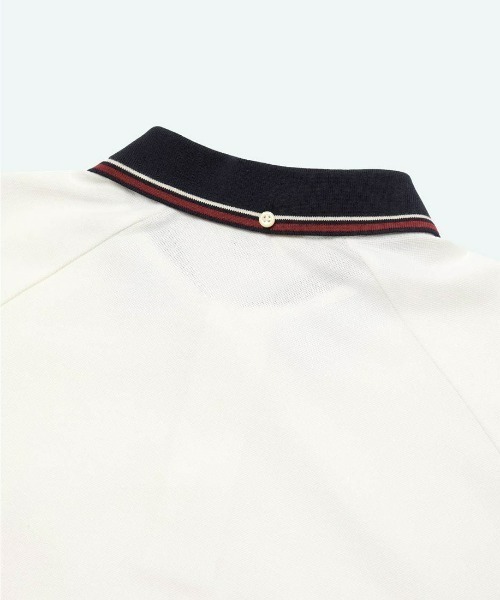 penguin BY MUNSINGWEAR（ペンギン バイ マンシングウェア）の「penguin BY MUNSINGWEAR/ペンギン バイ マンシングウェア　1960's リブトリムラインポロシャツ ゴルフウェア（ポロシャツ・メンズ・ブラック/ネイビー/ホワイト・M/XL）」の7枚目の写真