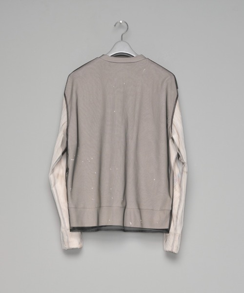 MASU(エムエーエスユー)の「【M A S U】ANGEL DIAGRAM LAYERED CARDIGAN(カーディガン/ボレロ・メンズ・アイボリー/ブラック・44/46)」の3枚目の写真